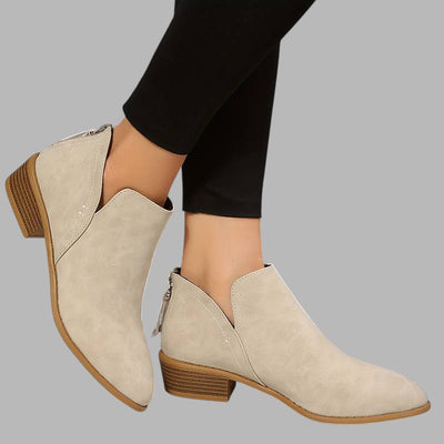 Damskie Vintage Botki | Niskie