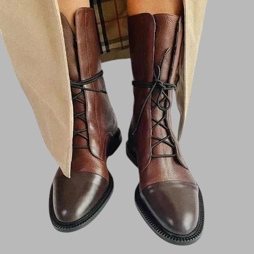 Damskie Vintage Botki | Średnie