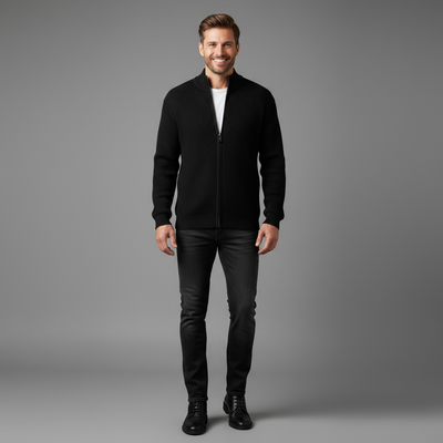 Marky | Elegancki męski kardigan zimowy