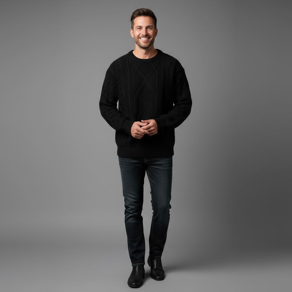Max | Elegancki męski sweter zimowy