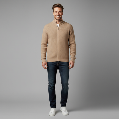 Marky | Elegancki męski kardigan zimowy