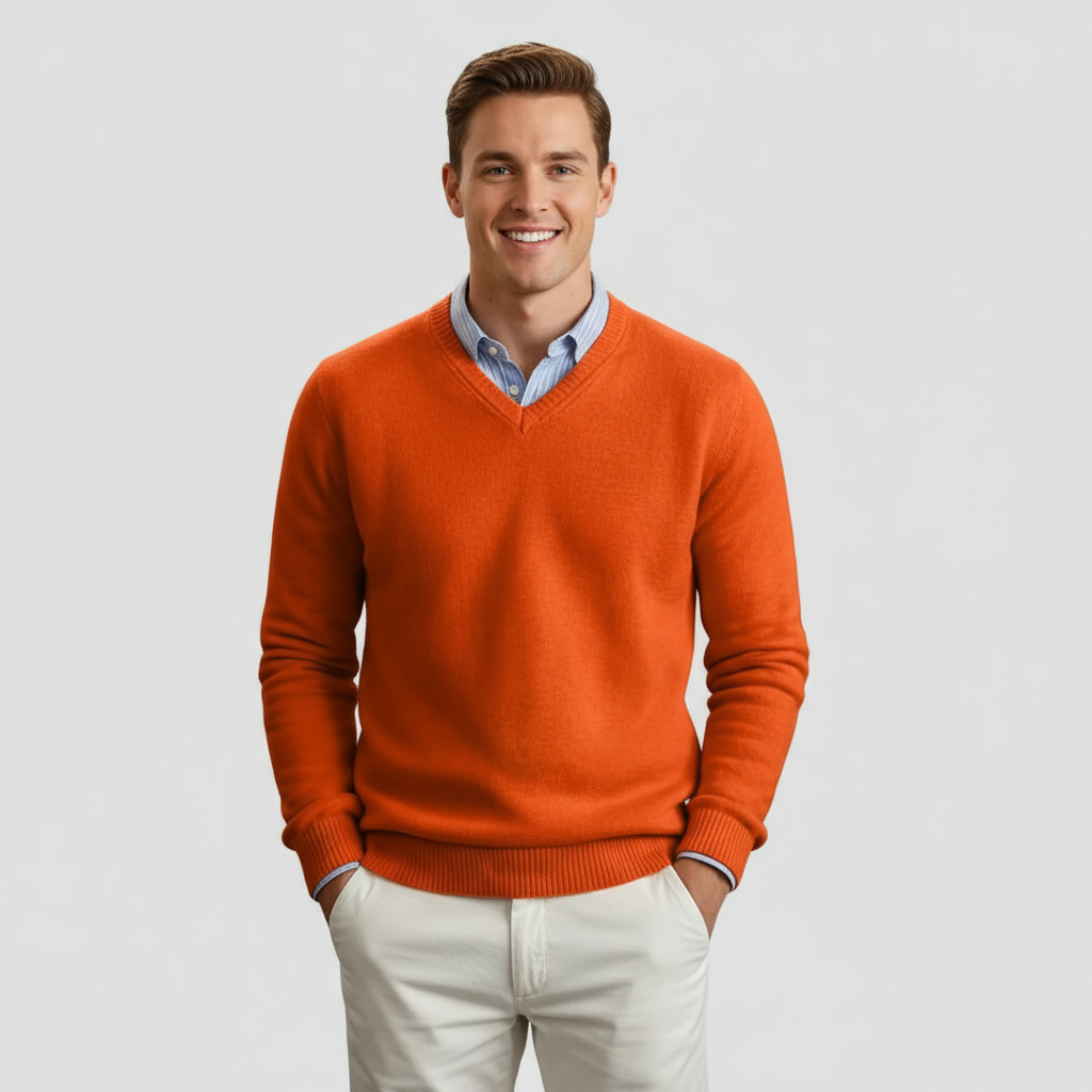 York | Elegancki męski sweter zimowy