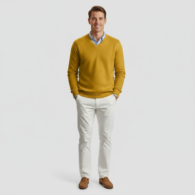 York | Elegancki męski sweter zimowy