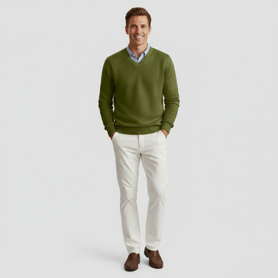 York | Elegancki męski sweter zimowy