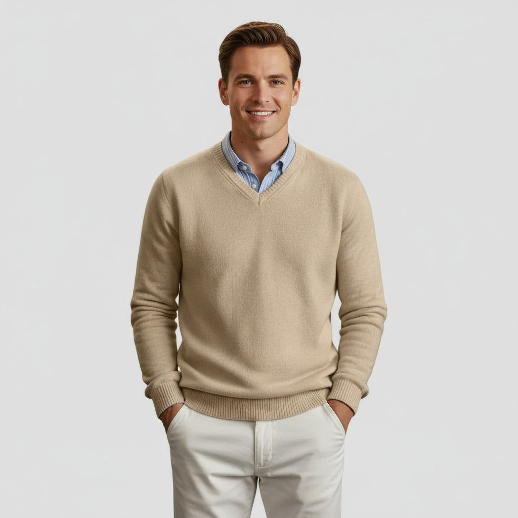 York | Elegancki męski sweter zimowy