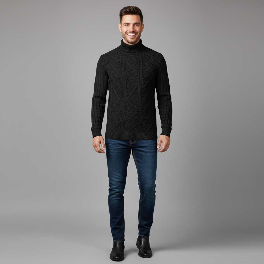 Inigo | Elegancki męski sweter zimowy