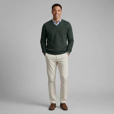 York | Elegancki męski sweter zimowy