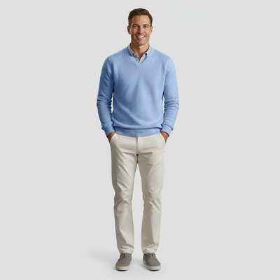 York | Elegancki męski sweter zimowy