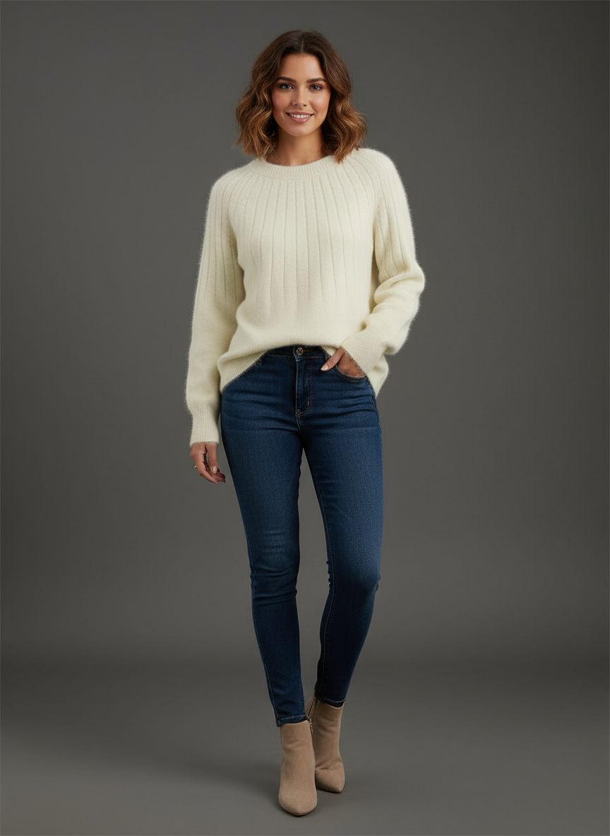 Claire | Uniwersalny damski sweter zimowy