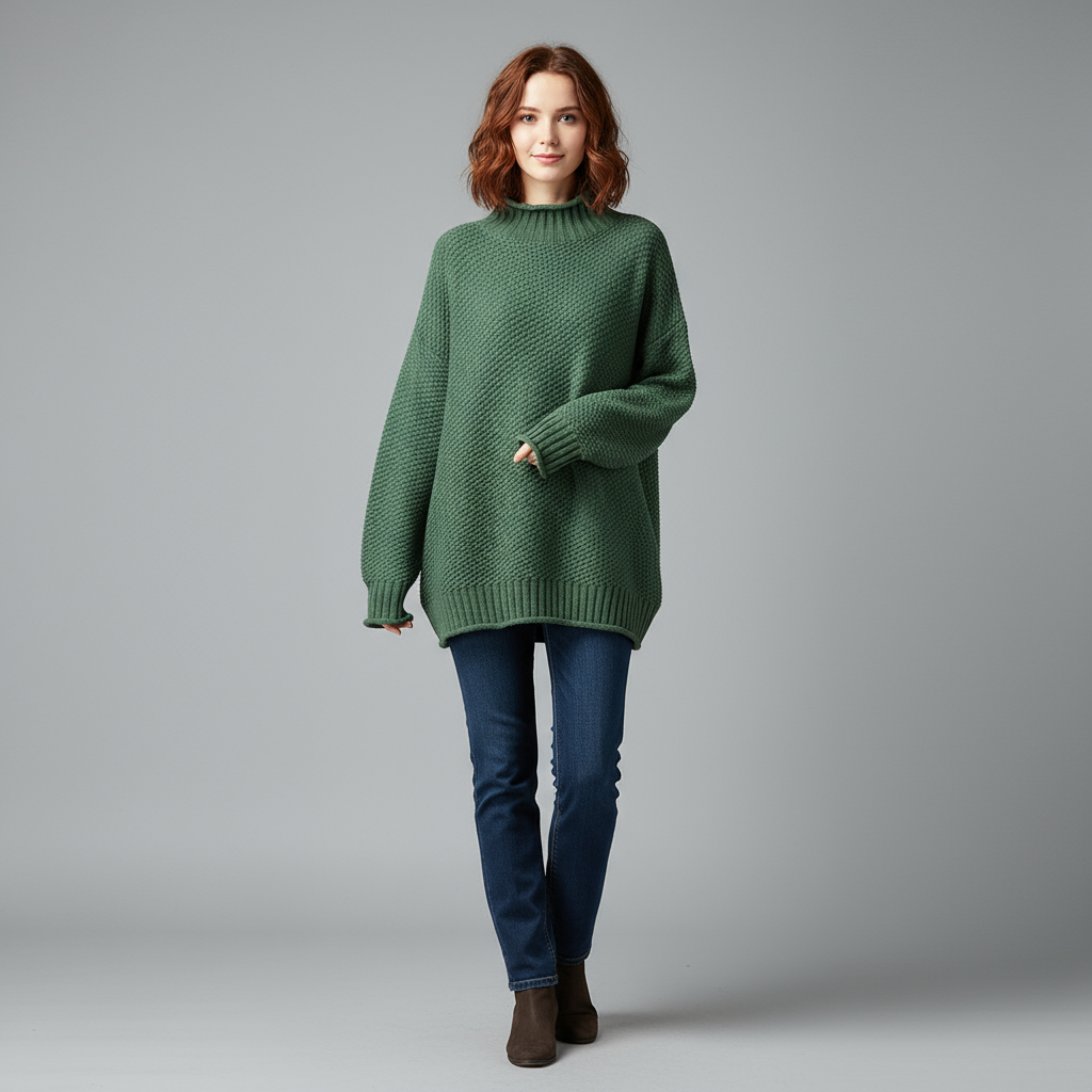 Jasmin | Ciepły damski sweter zimowy
