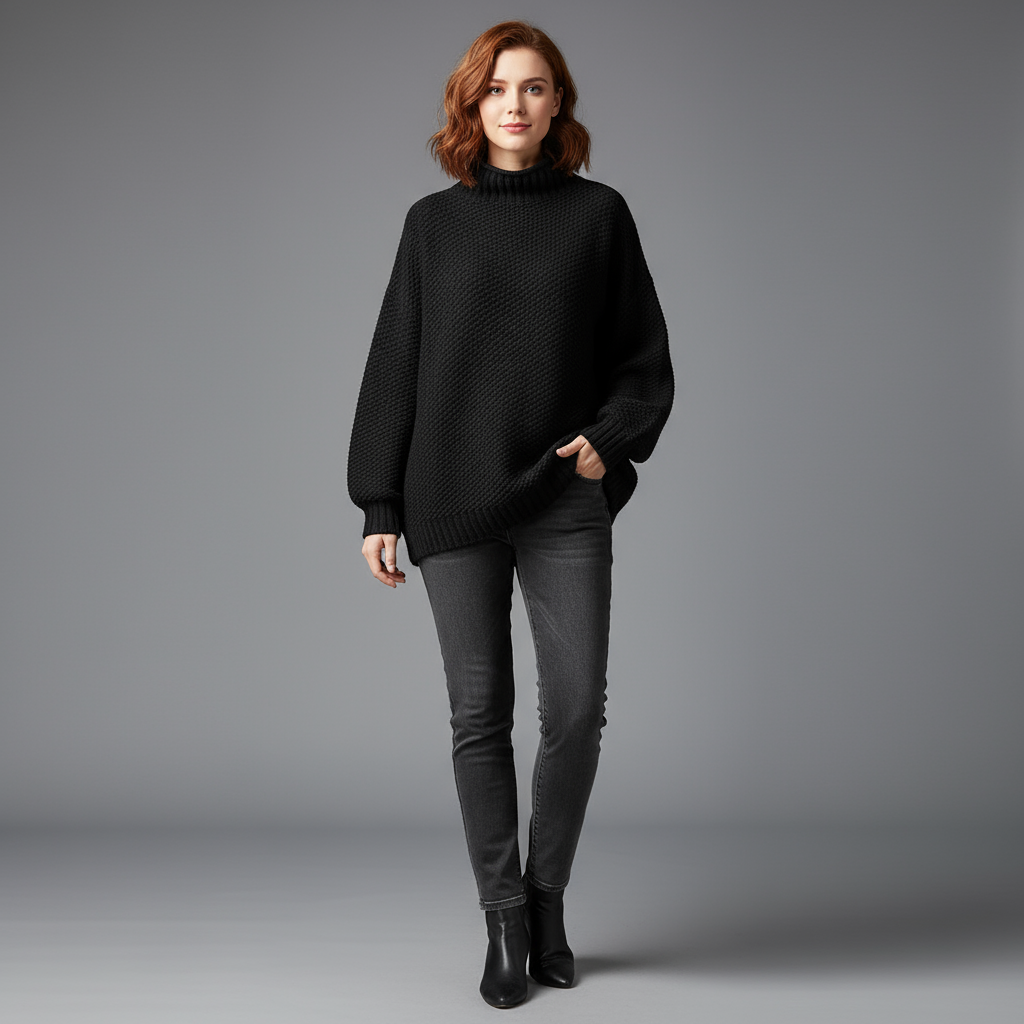 Jasmin | Ciepły damski sweter zimowy