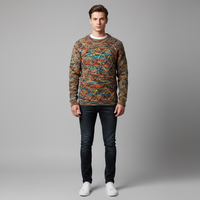 Męski Zimowy Sweter