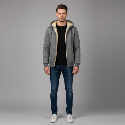 Męski Casualowy Zimowy Sweter