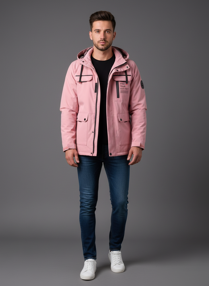 Męskie Premium Parka Zimowa