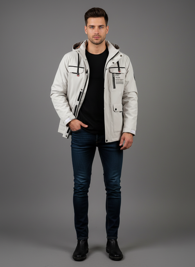 Męskie Premium Parka Zimowa