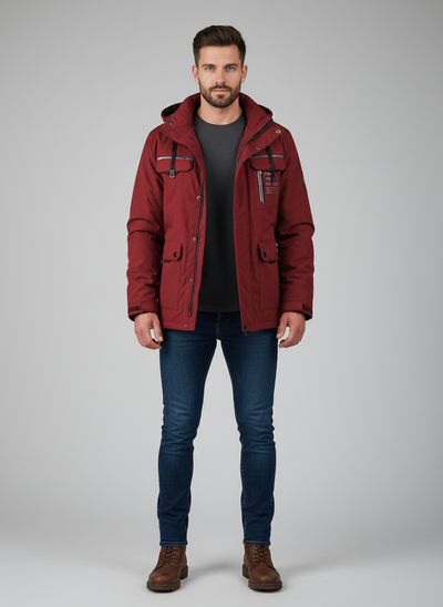 Męskie Premium Parka Zimowa