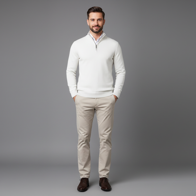 Męski Zimowy Sweter Casual
