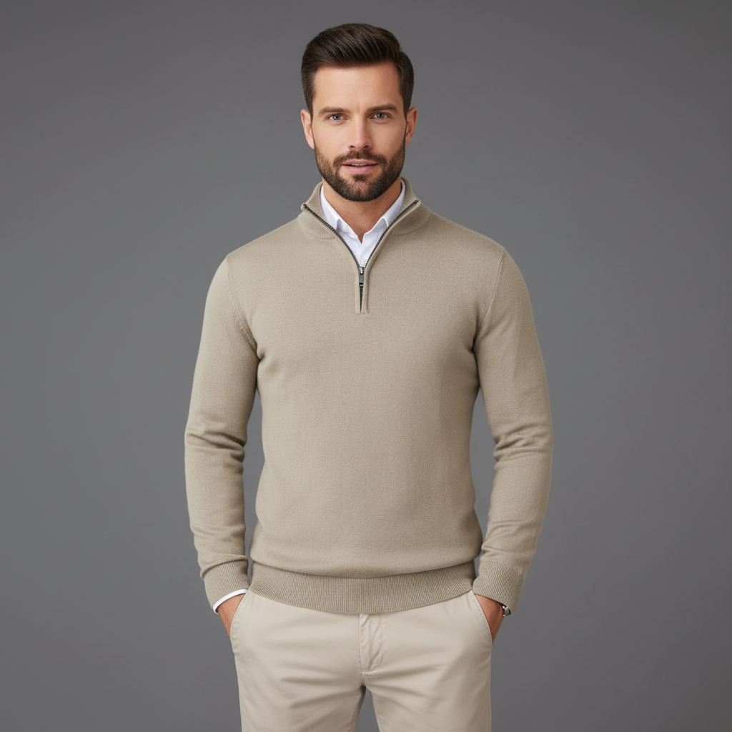 Męski Zimowy Sweter Casual