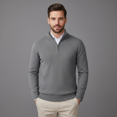 Męski Zimowy Sweter Casual