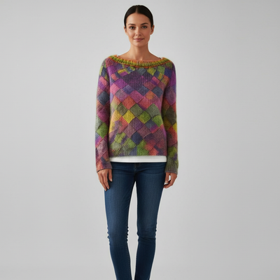 Damski Komfort Zima Sweter