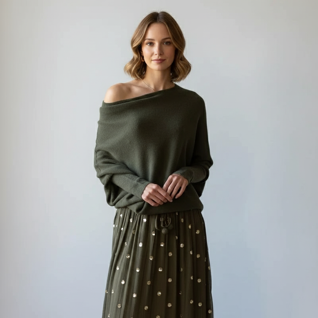 Damski Komfort Zima Sweter