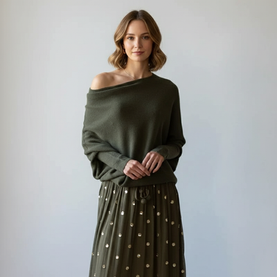 Damski Komfort Zima Sweter