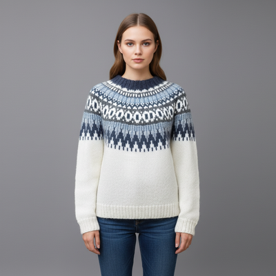 Damski Zimowy Sweter Komfort