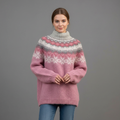 Damski Zimowy Sweter Komfort