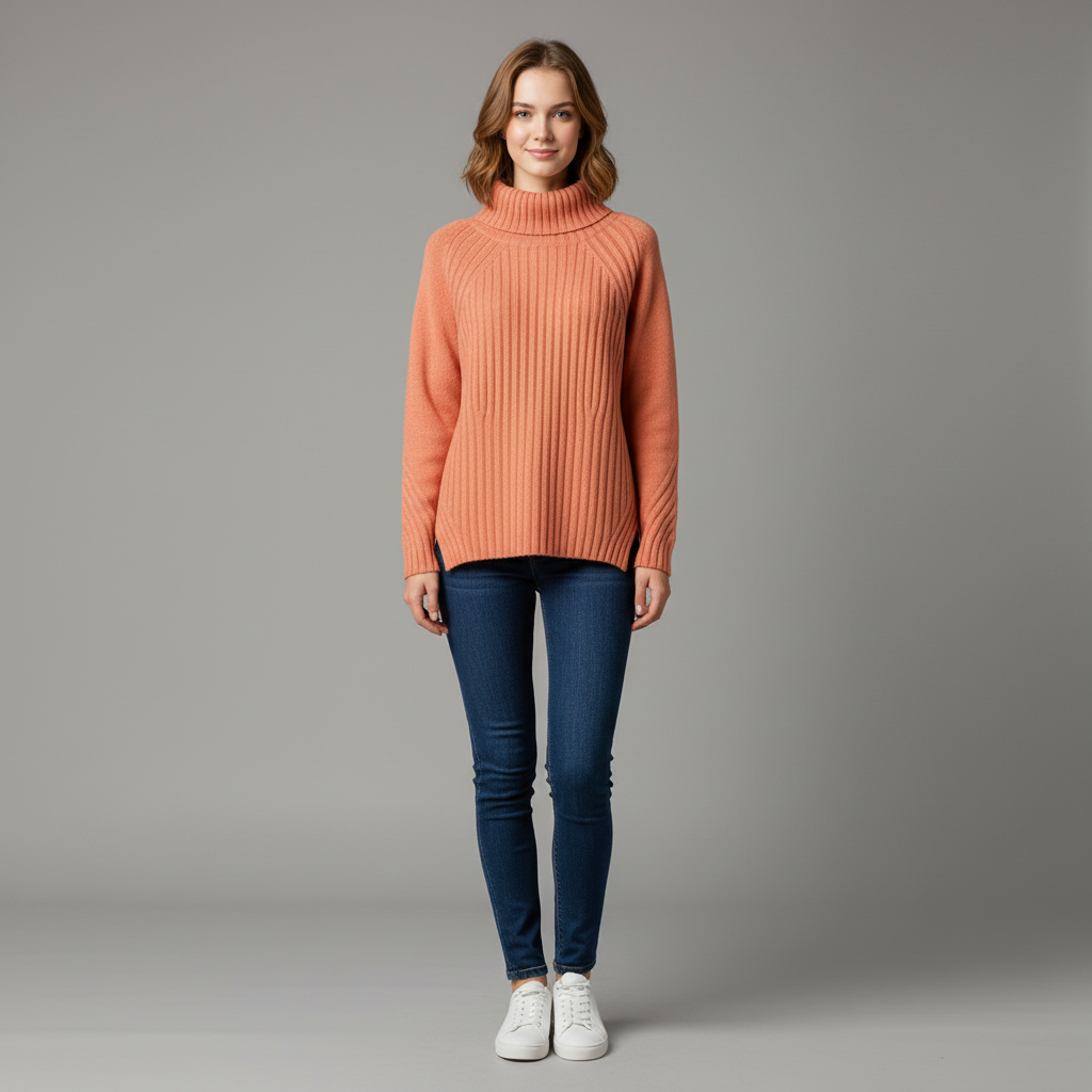 Damski Zimowy Sweter Komfortowy