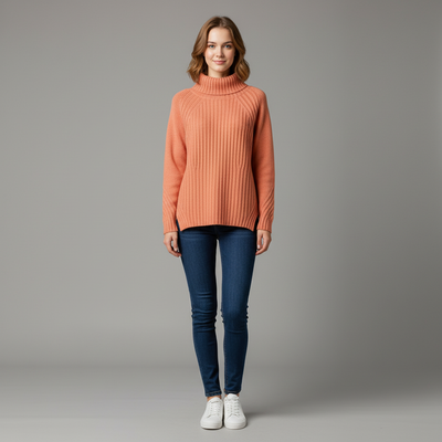 Damski Zimowy Sweter Komfortowy