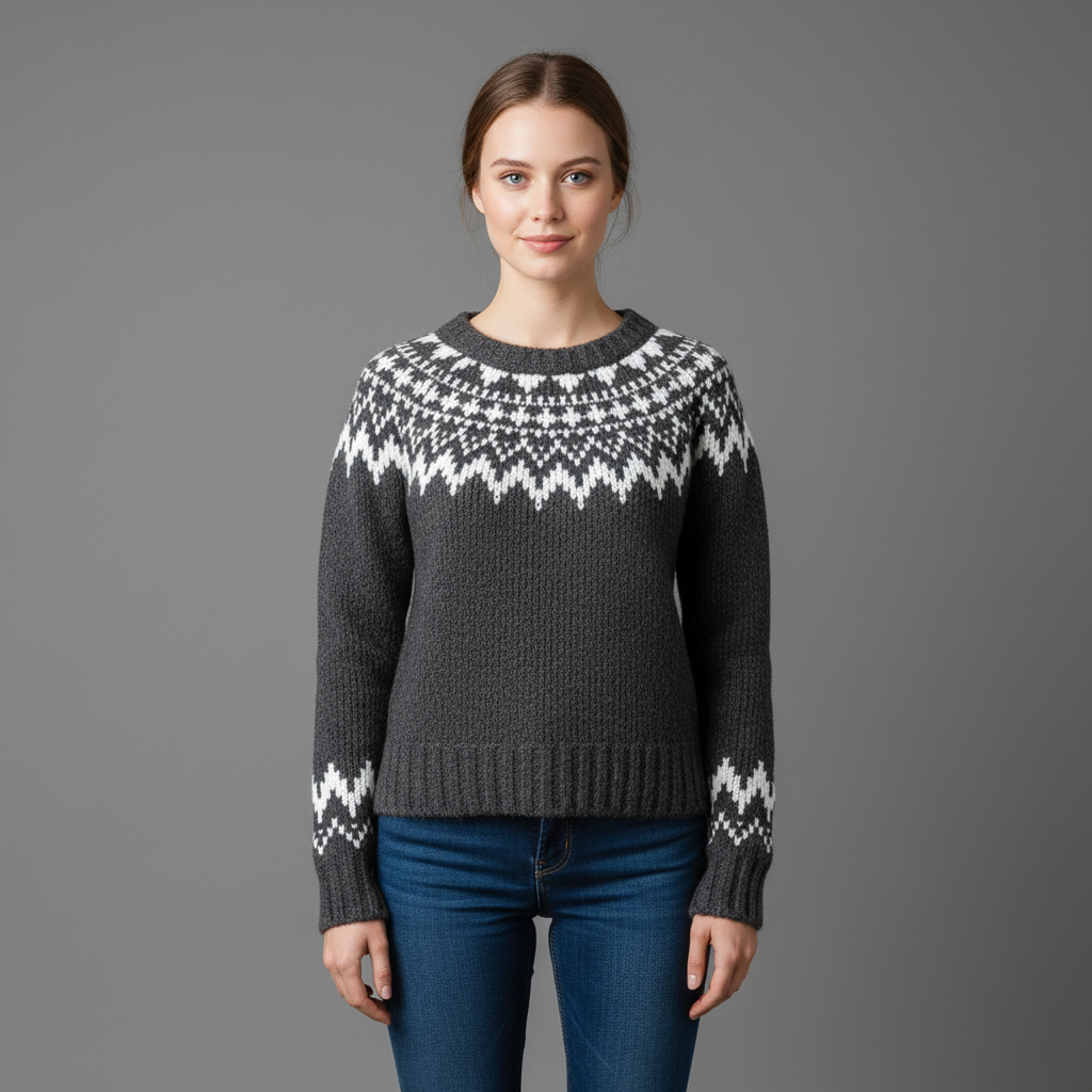 Damski Zimowy Sweter Komfort