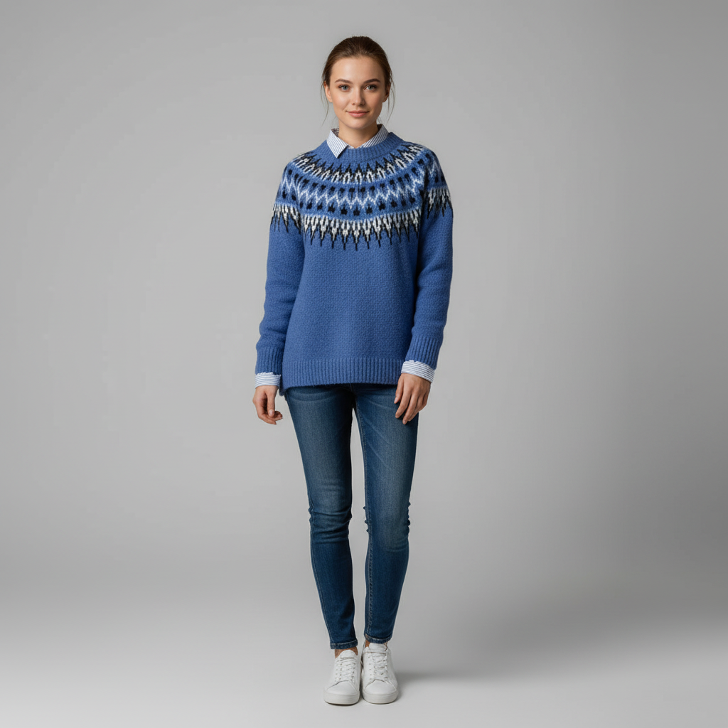 Damski Zimowy Sweter Komfort