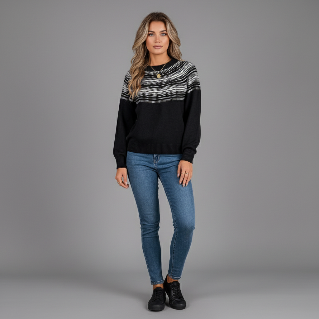 Damski Sweter Komfort Zimowy