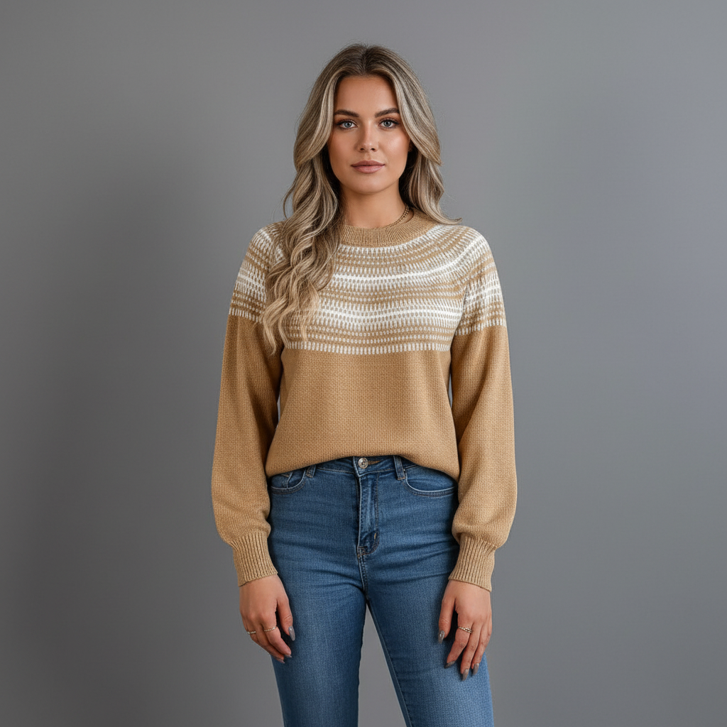 Damski Sweter Komfort Zimowy