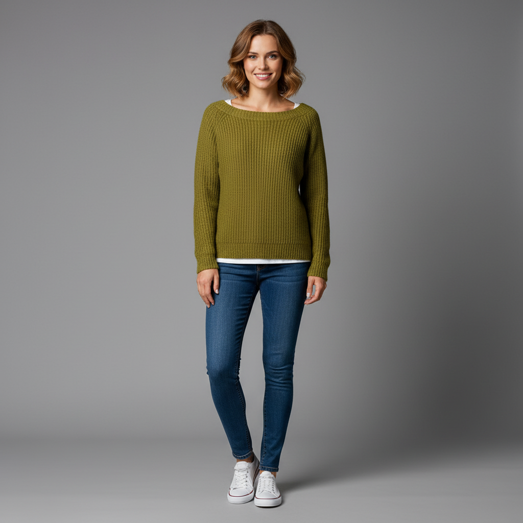 Damski Zimowy Sweter Komfort