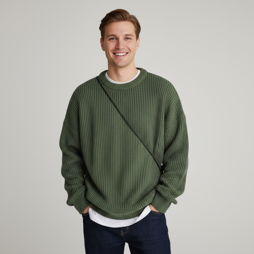 Mark | Uniwersalny męski sweter zimowy