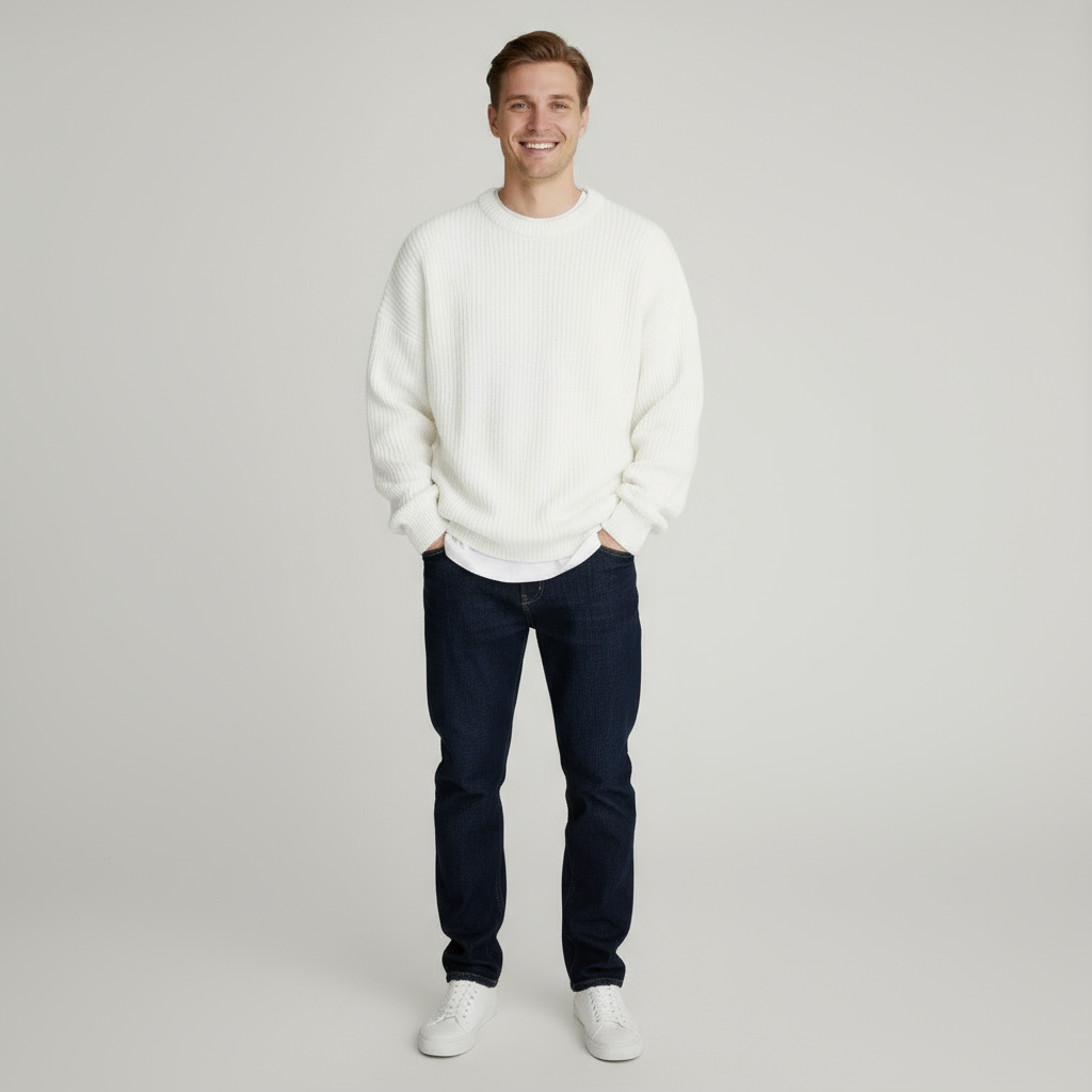 Mark | Uniwersalny męski sweter zimowy