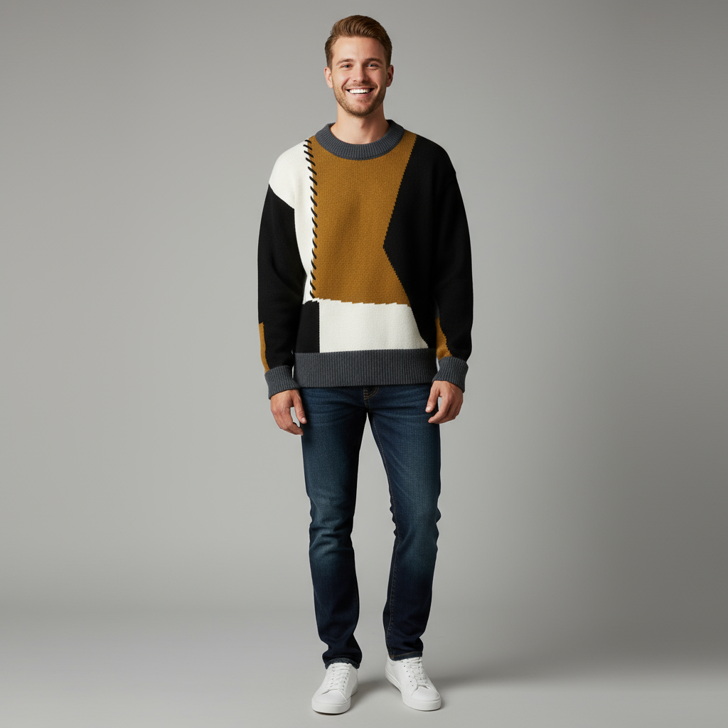 Dave | Uniwersalny męski sweter zimowy