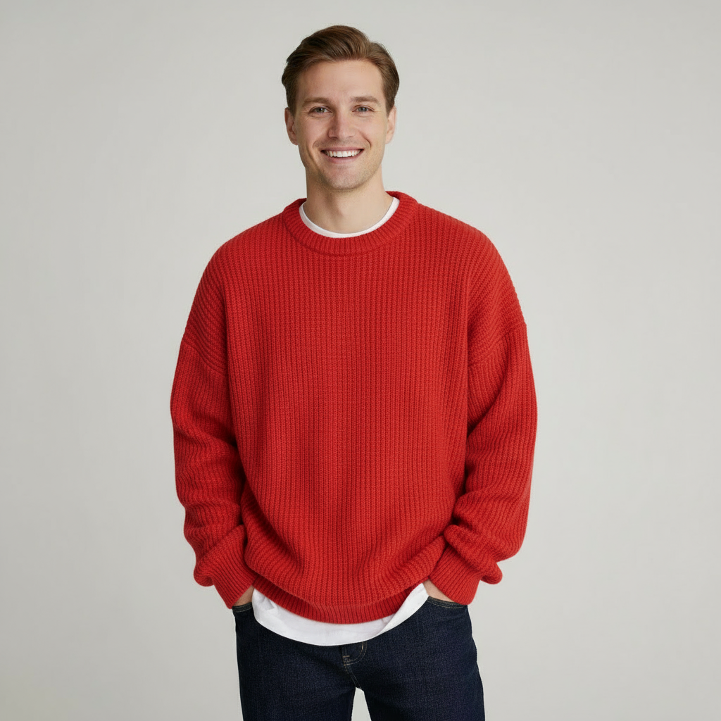 Mark | Uniwersalny męski sweter zimowy