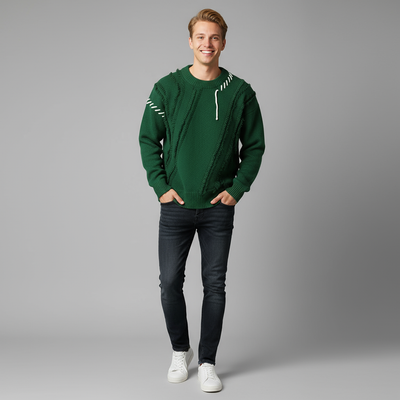 Dave | Uniwersalny męski sweter zimowy
