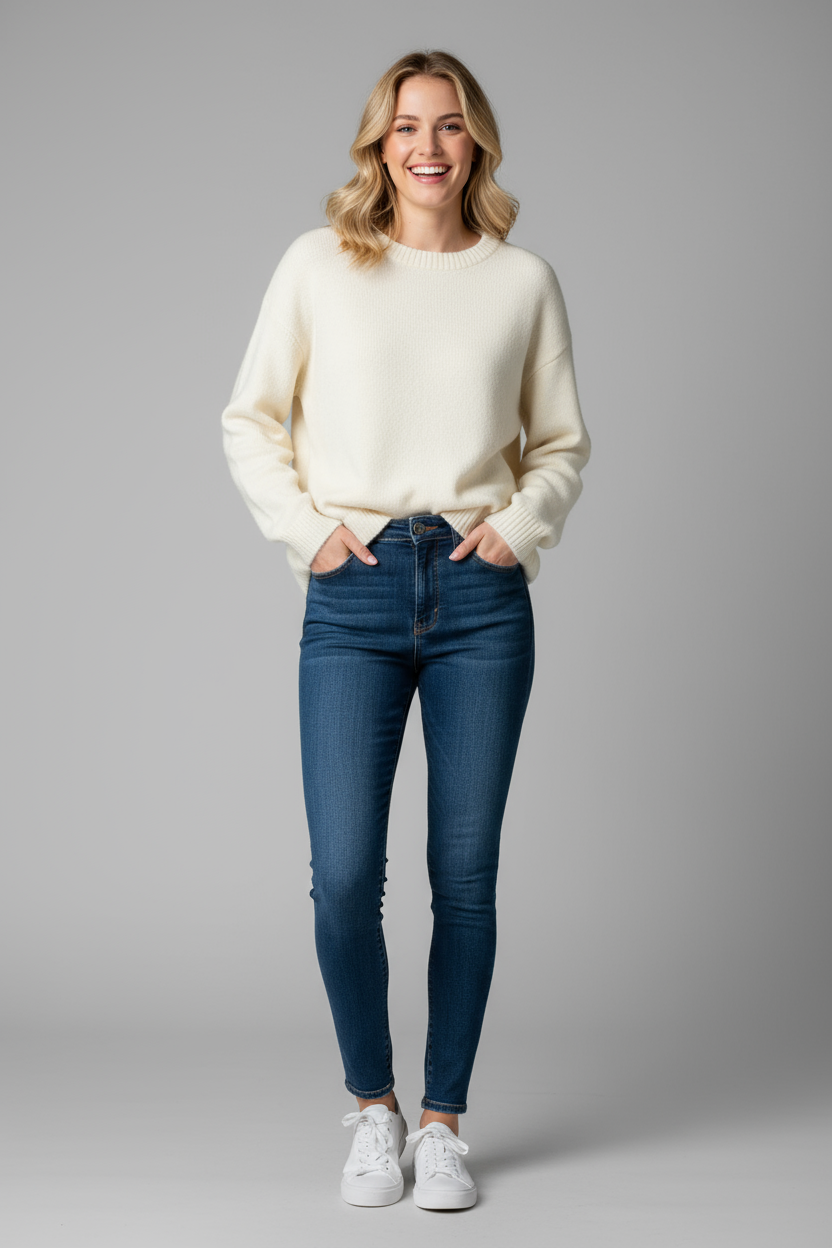 Lena | Elegancki damski sweter zimowy