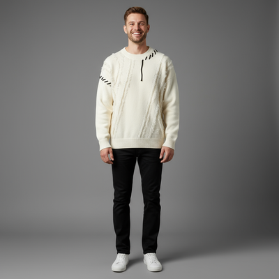 Dave | Uniwersalny męski sweter zimowy